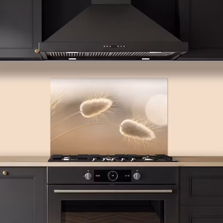 Hazestaartgras - Graanharen - Zonlicht keuken achterwand spatscherm klein -sfeer1