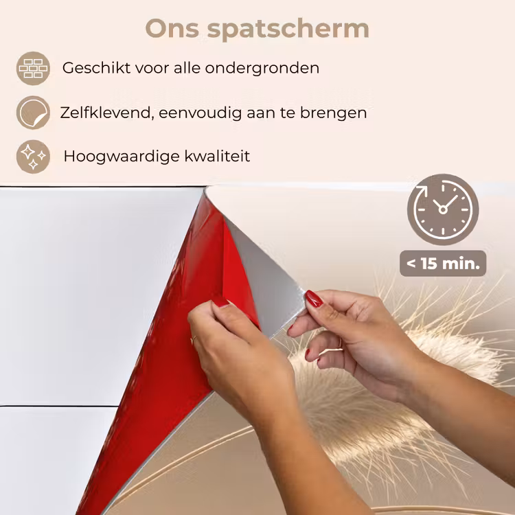 Hazestaartgras - Graanharen - Zonlicht keuken achterwand spatscherm klein -spatscherm_NL