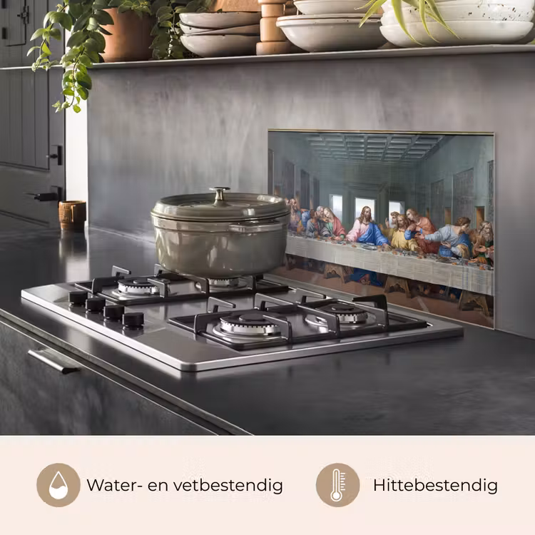 Het laatste avondmaal - Leonardo da Vinci keuken achterwand spatscherm klein -usp_NL