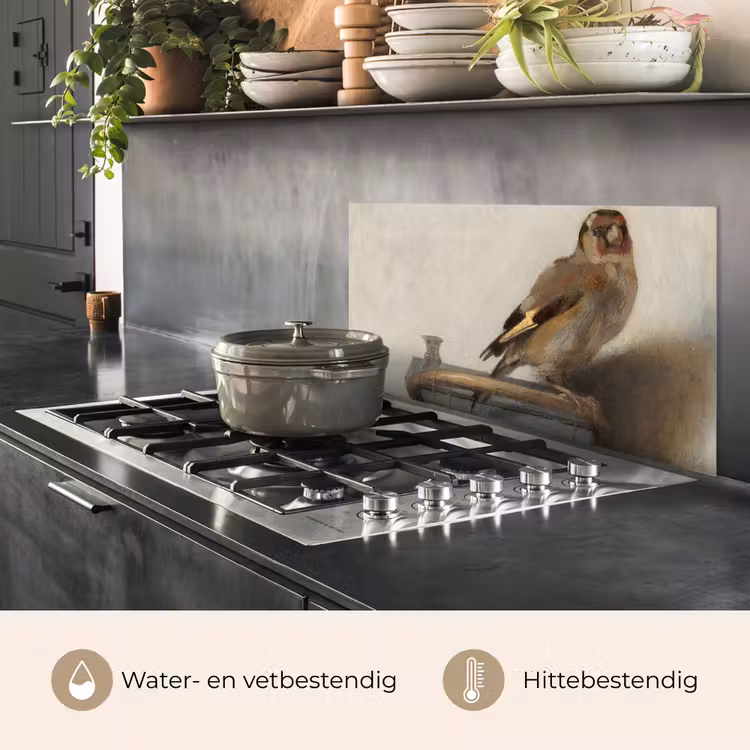 Het puttertje - Carel Fabritius keuken achterwand spatscherm middel -usp_NL
