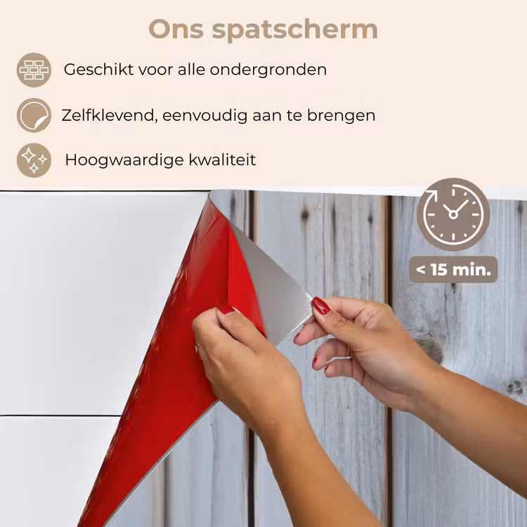 Hout - Planken - Verweerd keuken achterwand spatscherm klein -spatscherm_NL