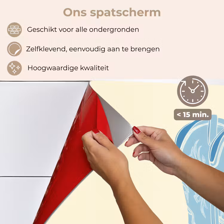 Illustratie - Cowboylaarzen - Patroon keuken achterwand spatscherm klein -spatscherm_NL