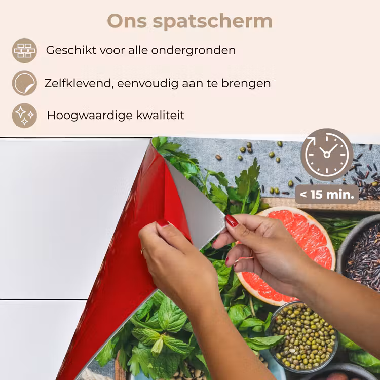Kist - Fruit - Gezond keuken achterwand spatscherm klein -spatscherm_NL