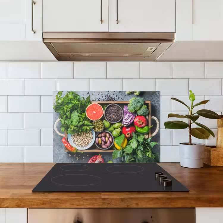 Kist - Fruit - Gezond keuken achterwand spatscherm klein -sfeer2