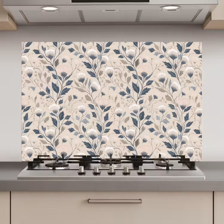 Klassiek - Botanisch - Kleurrijk keuken achterwand spatscherm klein 900 -3d_website