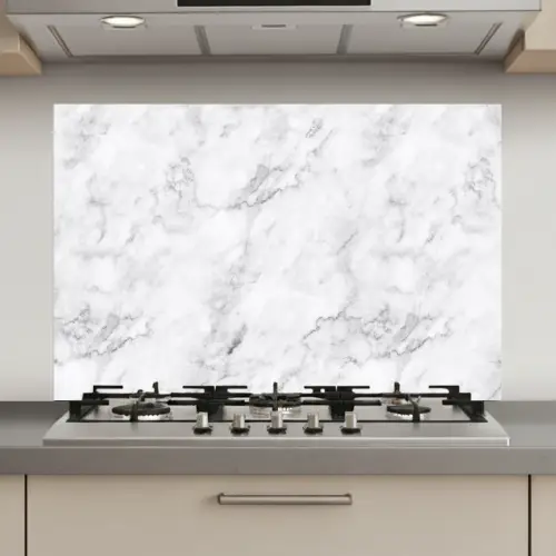 Klassiek - Marmer - Aders - Grijs keuken achterwand spatscherm klein 900 -3d_website