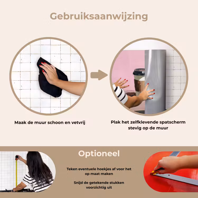 Koffiebekers - Deksel - Verf - Textuur keuken achterwand spatscherm klein -gebruiksaanwijzing_NL