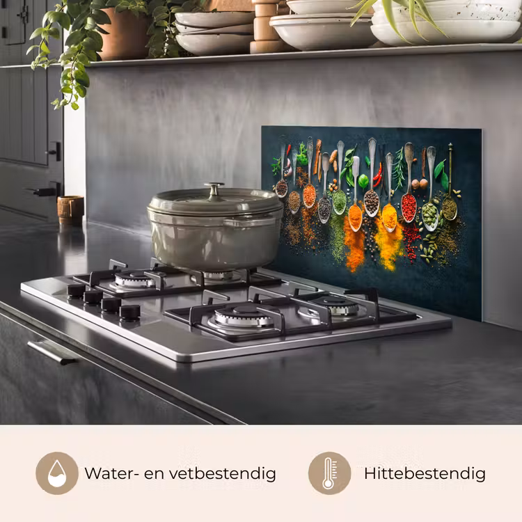 Kruiden - Specerijen - Lepels keuken achterwand spatscherm klein -usp_NL