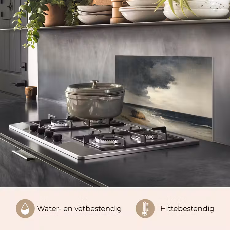 Kust - Golven - Rots - Storm keuken achterwand spatscherm klein -usp_NL