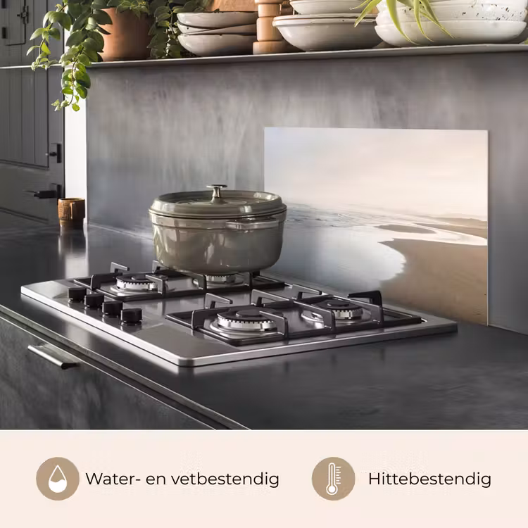 Kustlijn - Strand - Oceaan keuken achterwand spatscherm klein -usp_NL