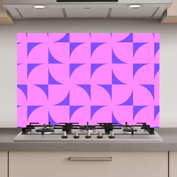 Kwadranten - Paars - Roze - Vierkanten keuken achterwand spatscherm klein 900 -3d_website