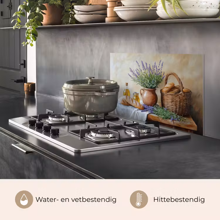 Lavendel - Brood - Stilleven keuken achterwand spatscherm klein -usp_NL