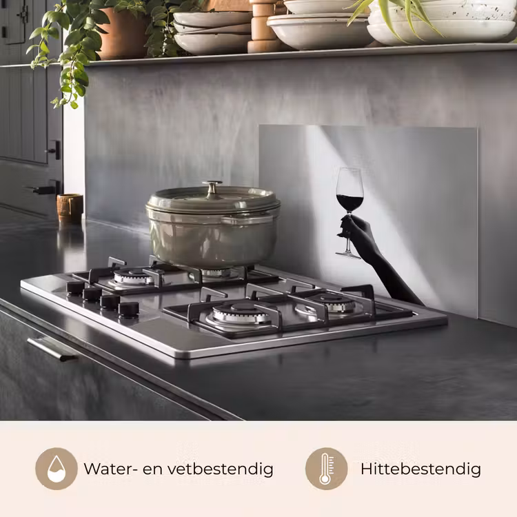 Lichtinval - Wijn - Rood - Glas keuken achterwand spatscherm klein -usp_NL