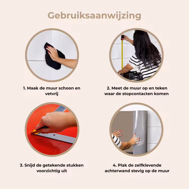 Life is to short to eat boring food keuken achterwand 2 middel -gebruiksaanwijzing_NL
