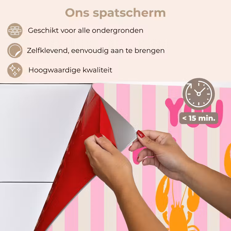 Lobster - Love - Valentijn keuken achterwand spatscherm klein -spatscherm_NL