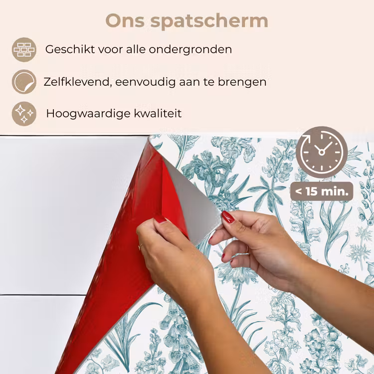 Lovely - Garden - Emerald keuken achterwand spatscherm klein 900 -spatscherm_NL