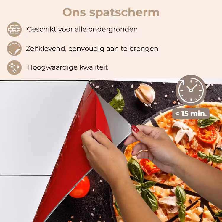 Mediterraans Feestmaal keuken achterwand spatscherm klein -spatscherm_NL