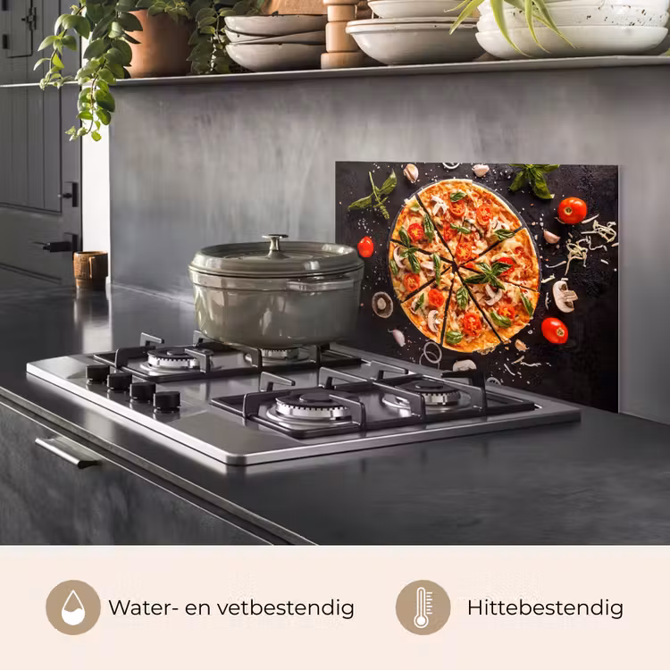 Mediterraans Feestmaal keuken achterwand spatscherm klein -usp_NL