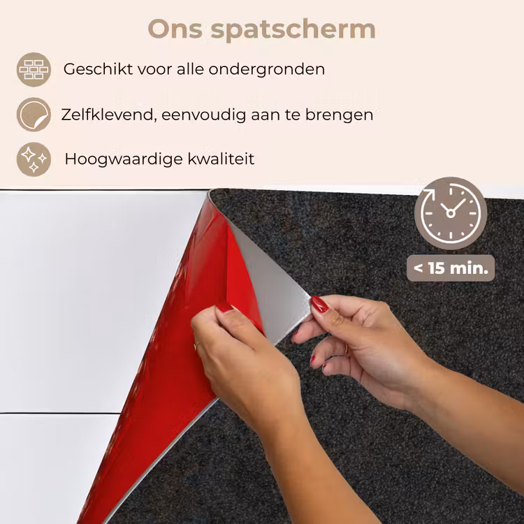 Nachtwakers Fluistering keuken achterwand spatscherm klein -spatscherm_NL