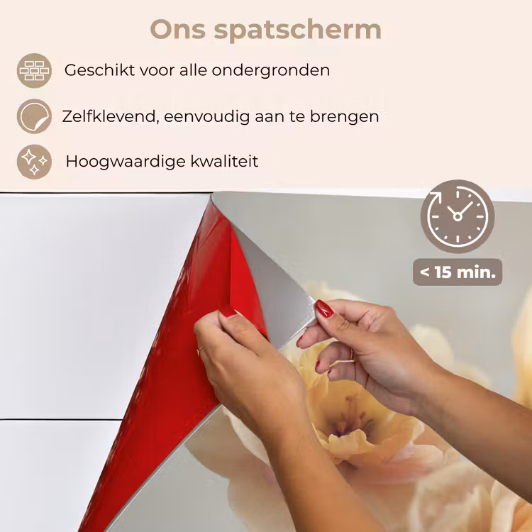 Narcissen - Geel - Bloemblaadjes keuken achterwand spatscherm klein -spatscherm_NL