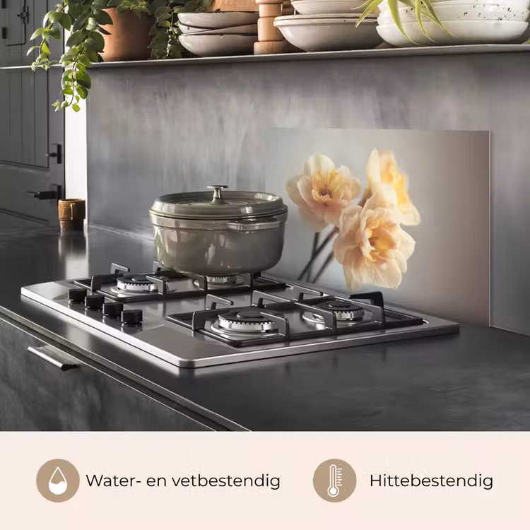 Narcissen - Geel - Bloemblaadjes keuken achterwand spatscherm klein -usp_NL