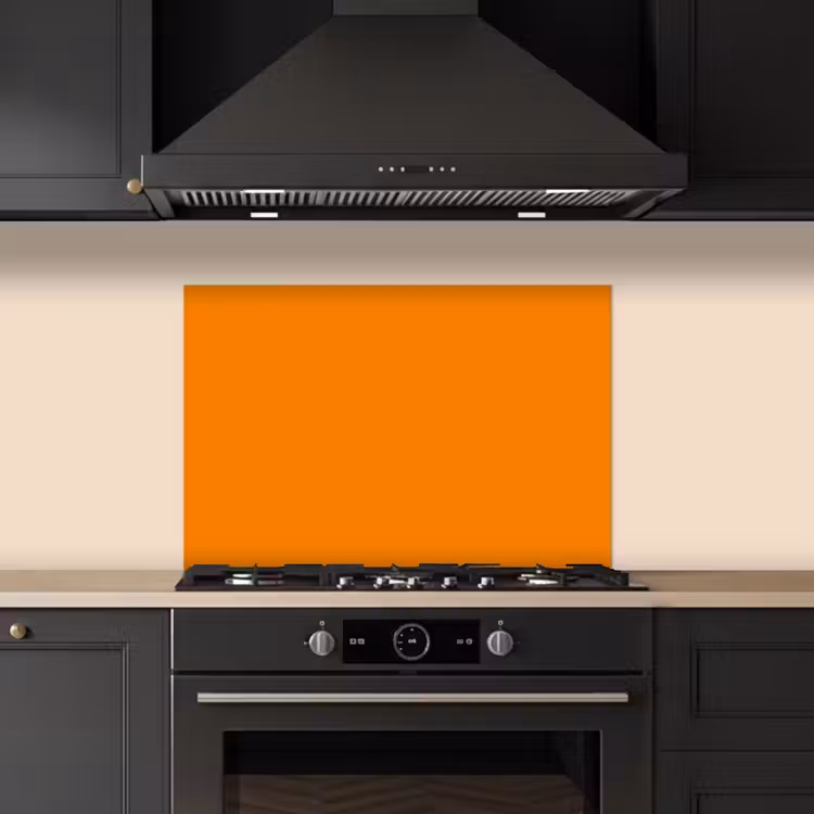 Oranje - Seizoenen - Herfst - Kleur keuken achterwand spatscherm klein 900 -sfeer1