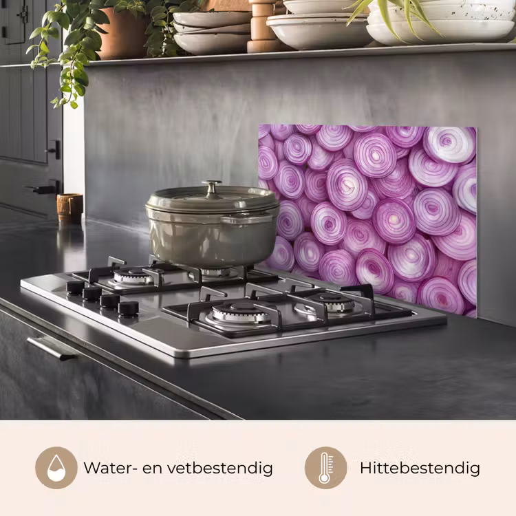 Paars - Uien - Close up keuken achterwand spatscherm klein -usp_NL