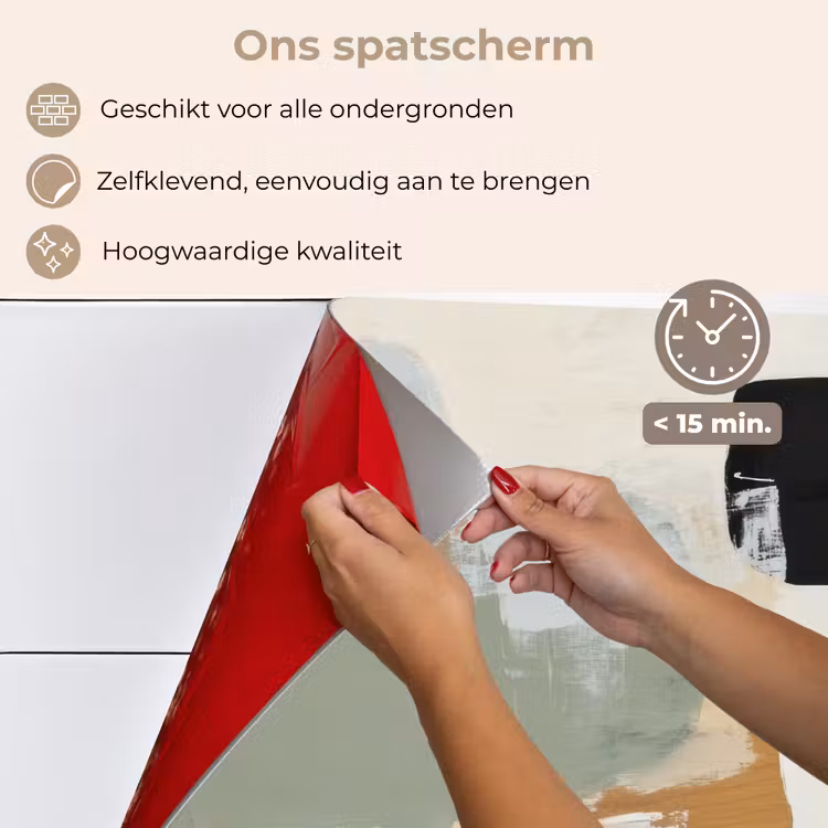 Paint - Abstract - Kleuren keuken achterwand spatscherm klein -spatscherm_NL