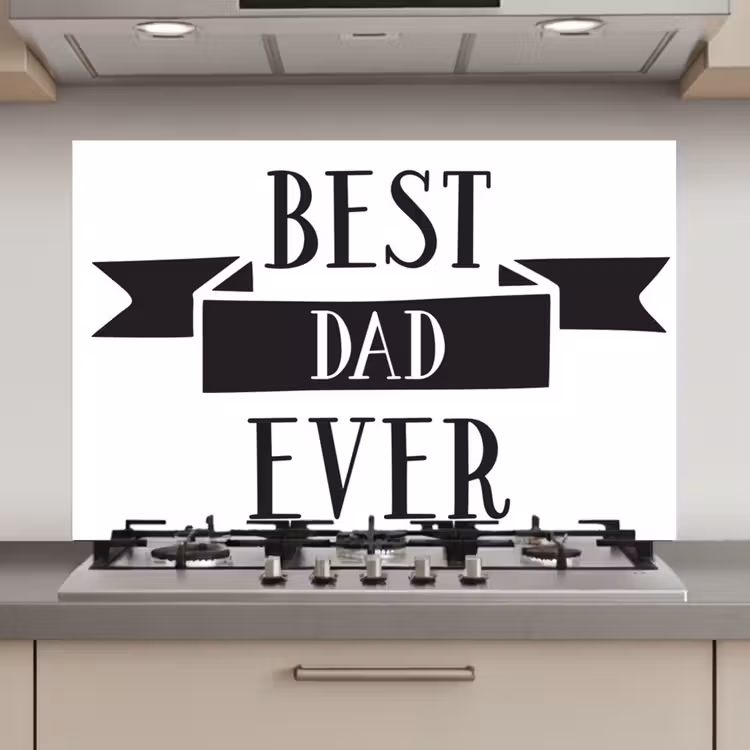 Papa - Quote - Beste papa keuken achterwand spatscherm klein -3d_website