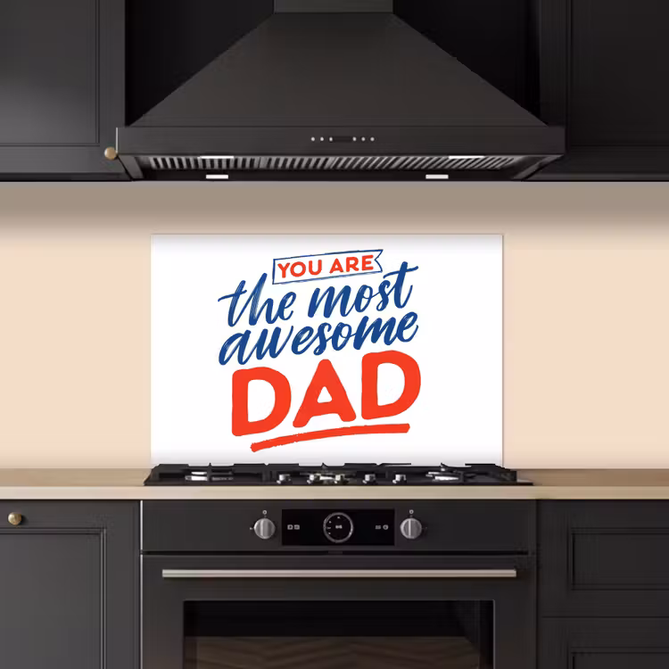 Papa - Vaderdag - Spreuken keuken achterwand spatscherm klein -sfeer1