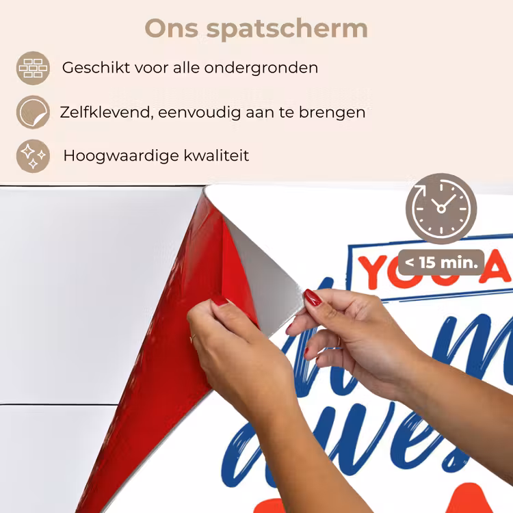 Papa - Vaderdag - Spreuken keuken achterwand spatscherm klein -spatscherm_NL