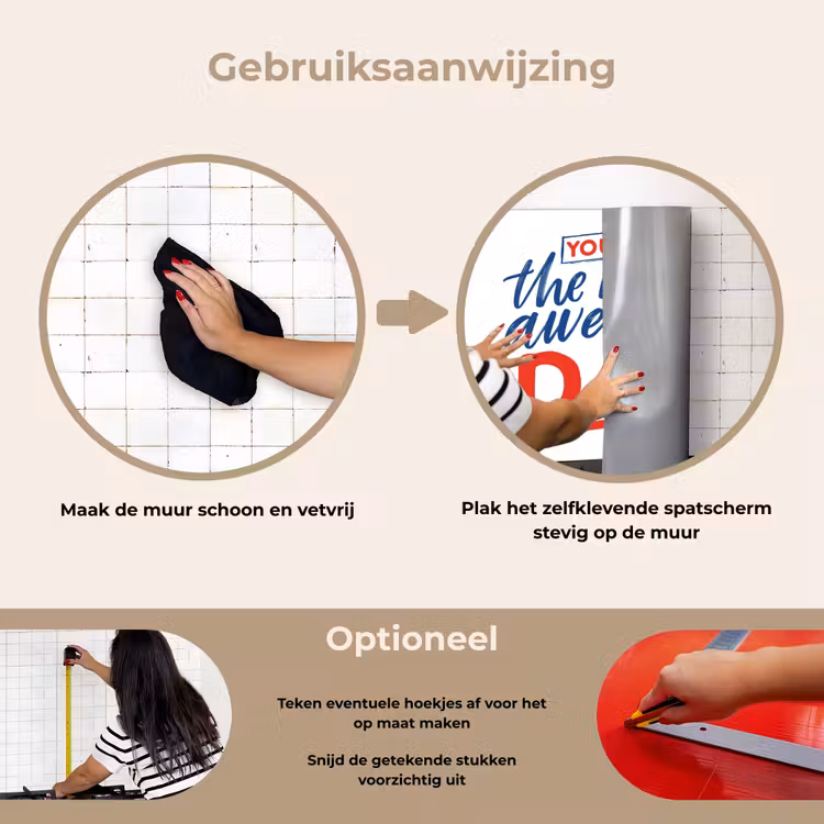 Papa - Vaderdag - Spreuken keuken achterwand spatscherm klein -gebruiksaanwijzing_NL