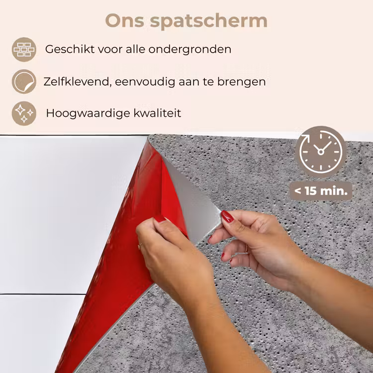 Patronen - Industrieel - Beton keuken achterwand spatscherm klein 900 -spatscherm_NL