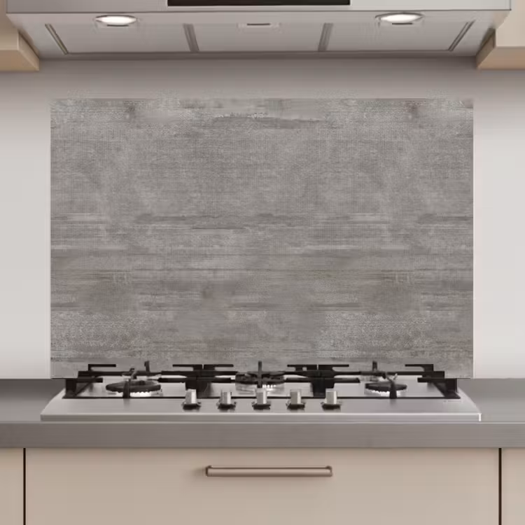 Patroon - Beton - Grijs keuken achterwand spatscherm klein 900 -3d_website