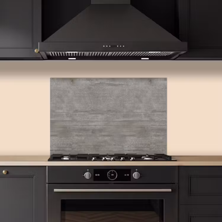 Patroon - Beton - Grijs keuken achterwand spatscherm klein 900 -sfeer1