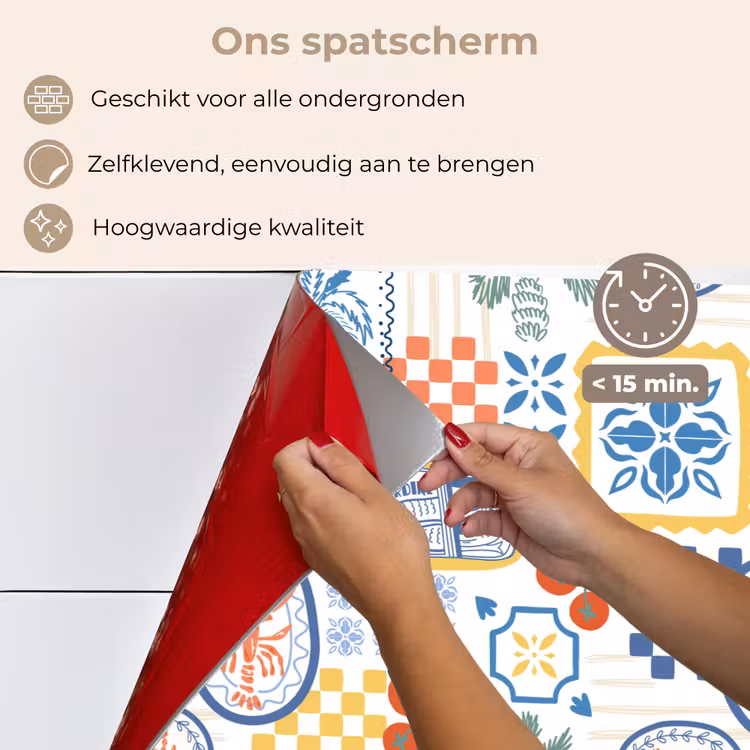 Zee - Sfeer - Tomaat - Mozaïek keuken achterwand spatscherm klein 900 -spatscherm_NL