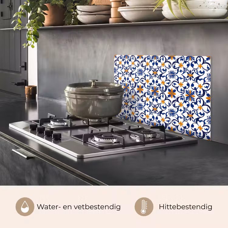 Patroon - Modern - Kleurrijk keuken achterwand spatscherm klein 900 -usp_NL