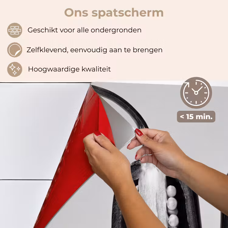 Pepers - Zwart - Wit - Zaadlijsten keuken achterwand spatscherm klein -spatscherm_NL