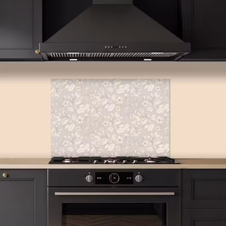 Pioenrozen - Bloesem - Bessen keuken achterwand spatscherm klein 900 -sfeer1