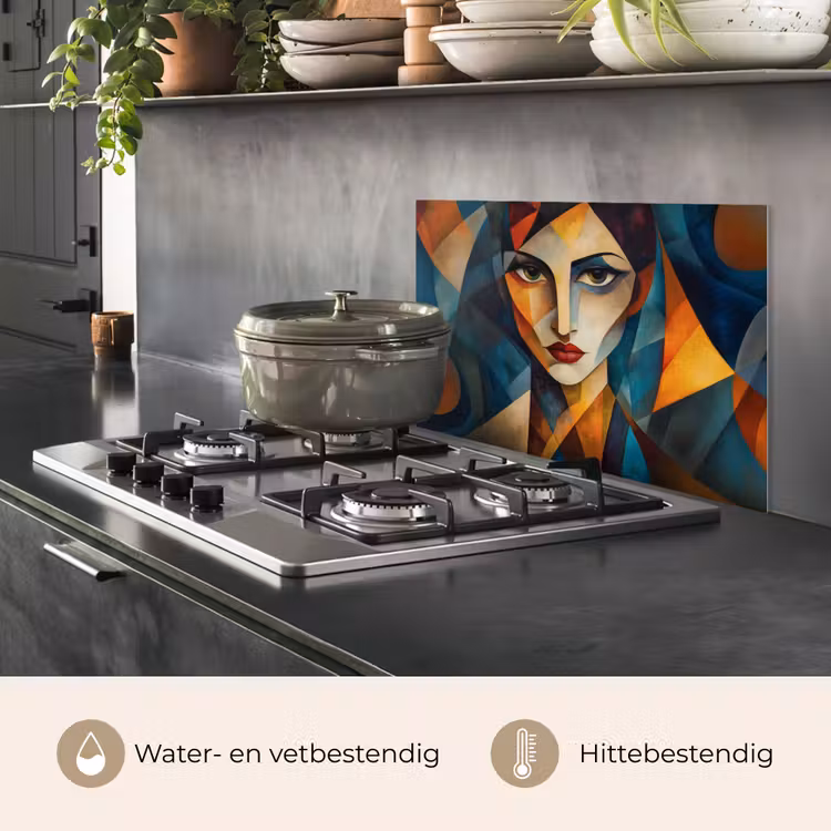 Portret - Abstract - Vormen keuken achterwand spatscherm klein -usp_NL