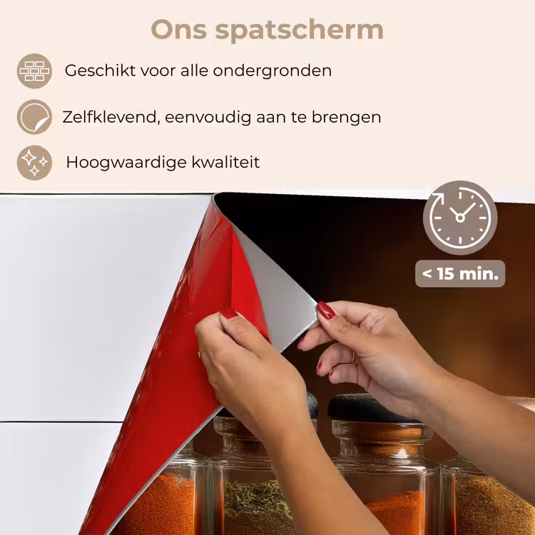 Potjes - Kruiden - Specerijen - Korrels keuken achterwand spatscherm klein -spatscherm_NL