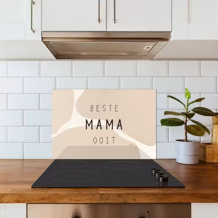 Quotes - Beste mama ooit - Mama - Spreuken keuken achterwand spatscherm klein -sfeer2