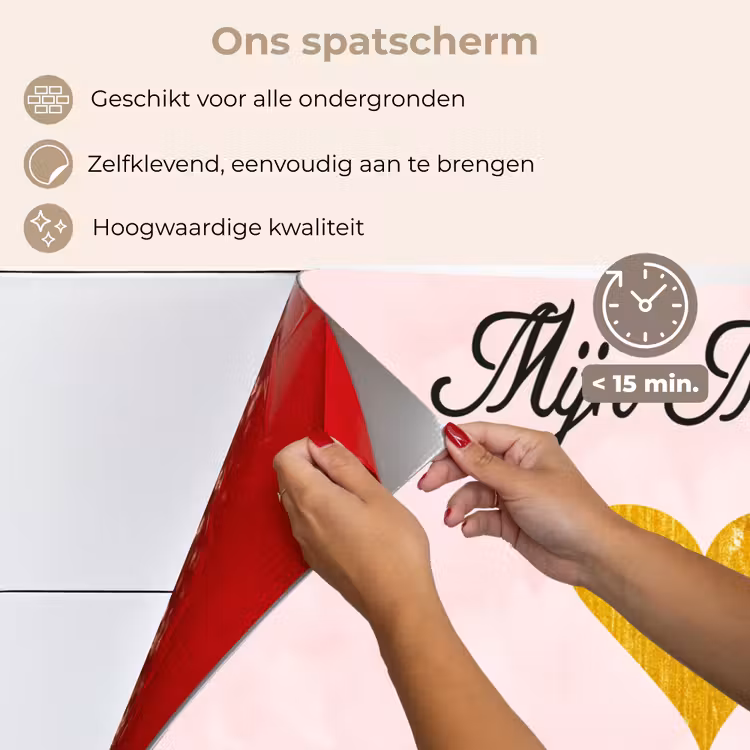 Quotes - Moeder - Spreuken - Mijn mama keuken achterwand spatscherm klein -spatscherm_NL