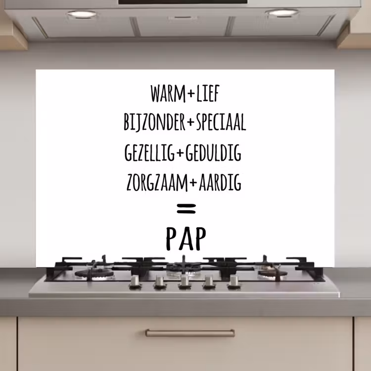 Quotes - Pap definitie - Spreuken - Vader keuken achterwand spatscherm klein -3d_website