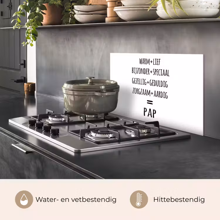 Quotes - Pap definitie - Spreuken - Vader keuken achterwand spatscherm klein -usp_NL