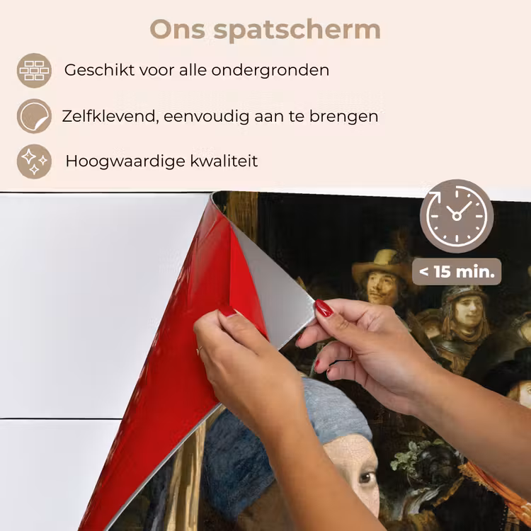 Schilderij - Oude Meesters - Zwaan keuken achterwand spatscherm klein -spatscherm_NL