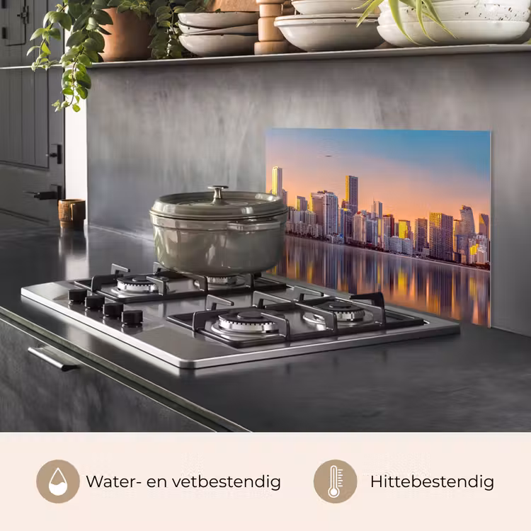 Skyline - Gebouwen - Steden keuken achterwand spatscherm klein -usp_NL
