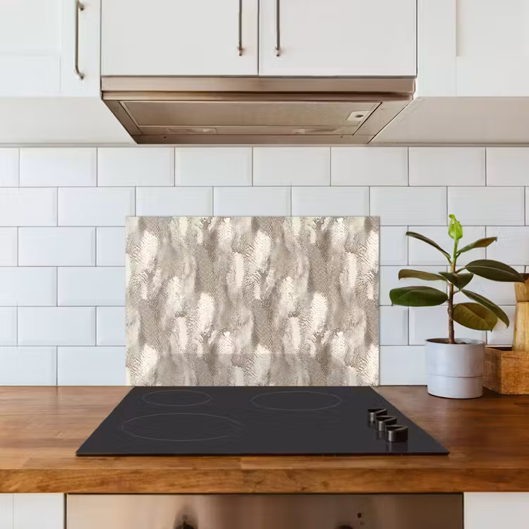 Slang - Textuur - Zand keuken achterwand spatscherm klein 900 -sfeer2