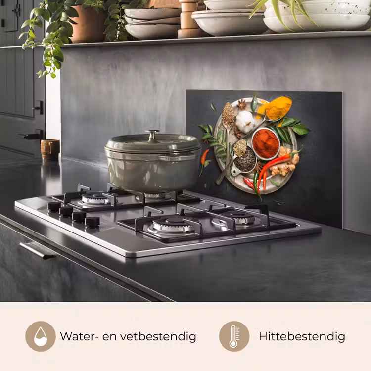 Smakenpalet keuken achterwand spatscherm klein -usp_NL