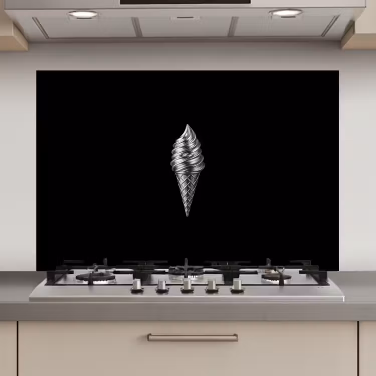 Softijs - Realistisch - Futuristisch keuken achterwand spatscherm klein -3d_website